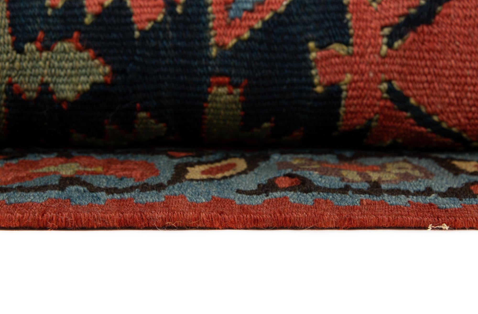 6' 1 x 18' 9 Kilim Wool Runner Rug