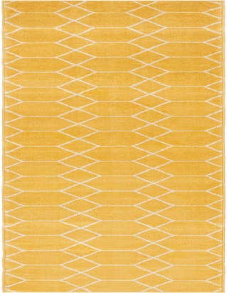 Detail image of 2' x 13' Lattice Frieze Runner Rug