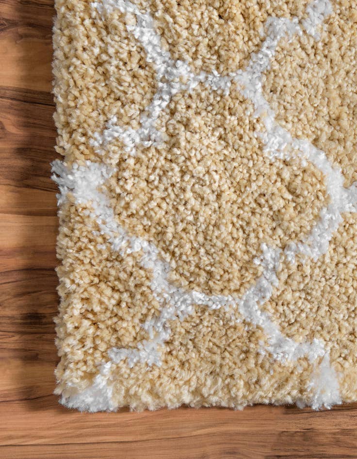 Detail image of 2' 7 x 10' Moroccan Shag Runner Rug