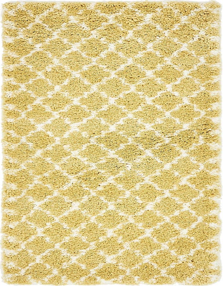 Detail image of 2' 7 x 6' Moroccan Shag Runner Rug