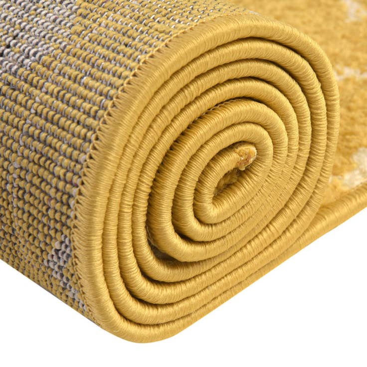 Detail image of 3' 3 x 16' 5 Moroccan Trellis Runner Rug