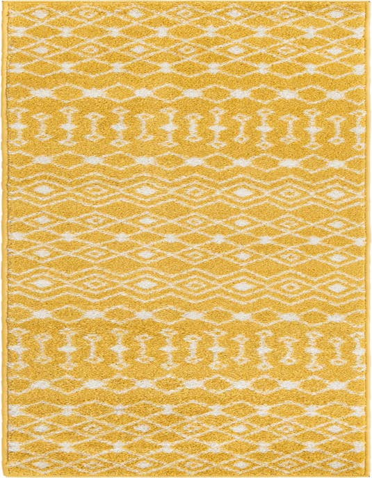 Detail image of 2' x 8' Moroccan Trellis Runner Rug