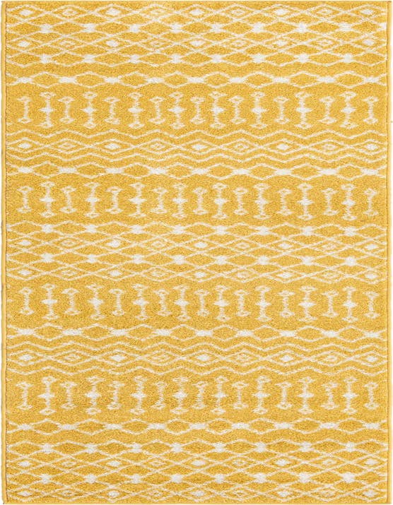 Detail image of 2' 7 x 10' Moroccan Trellis Runner Rug