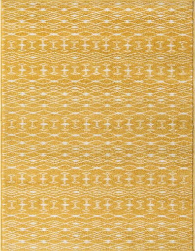 Detail image of 3' 3 x 16' 5 Moroccan Trellis Runner Rug