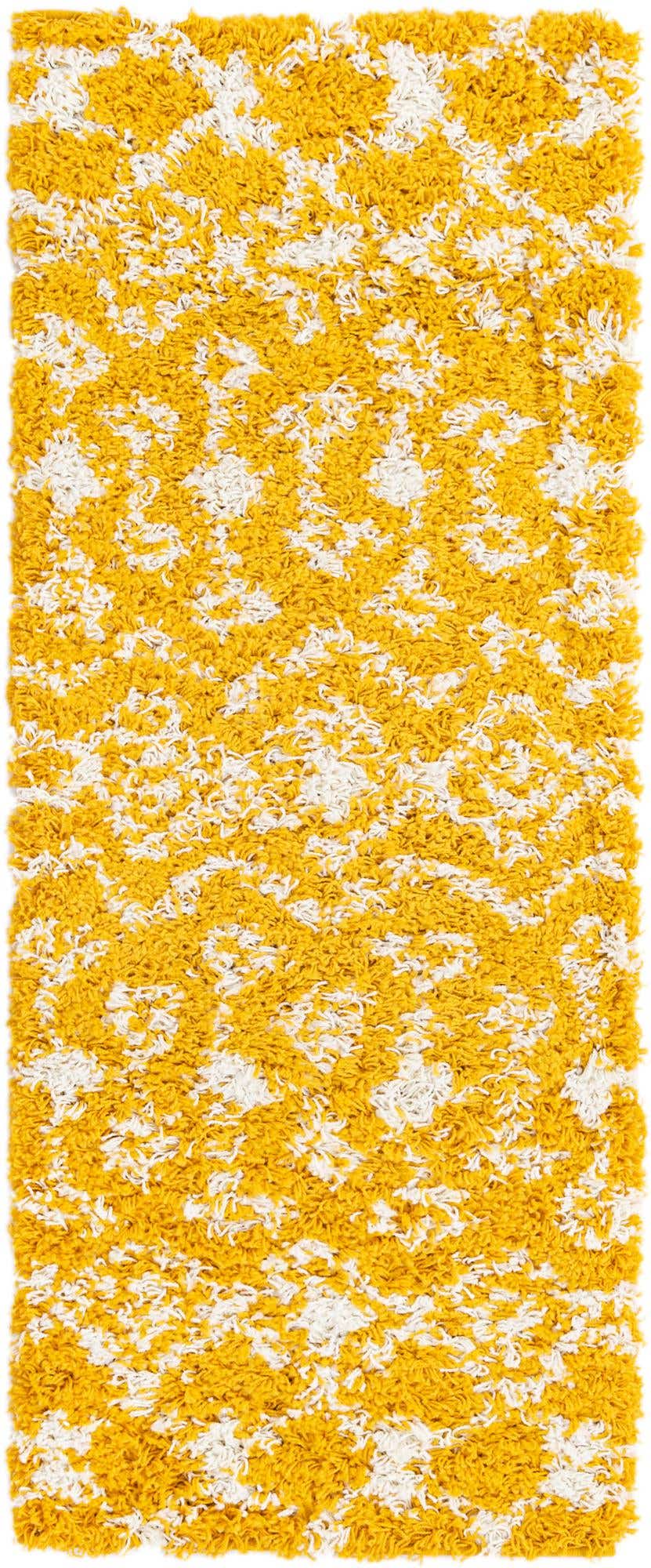2' x 5' Moroccan Trellis Shag Runner Rug