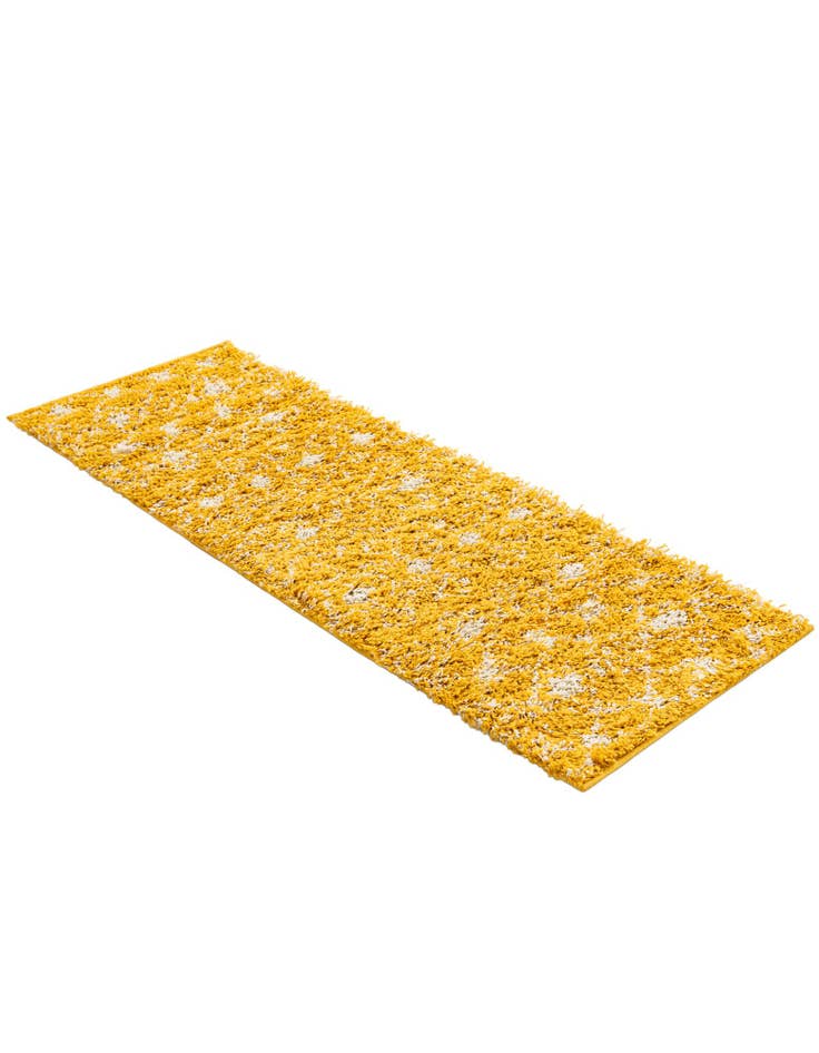 Detail image of 2' x 6' Moroccan Trellis Shag Runner Rug