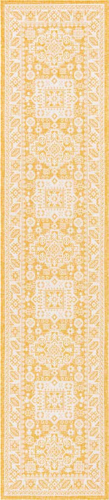2' 7 x 12' Easy-Clean Aztec Indoor / Outdoor Runner Rug
