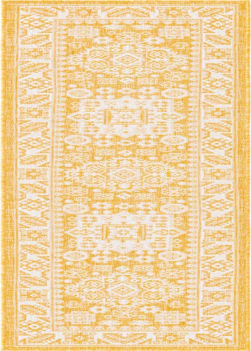 2' x 8' Easy-Clean Aztec Indoor / Outdoor Runner Rug