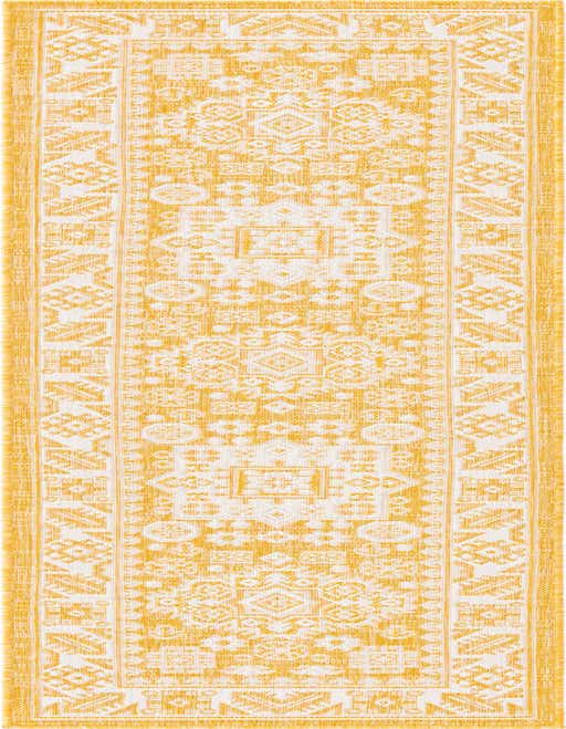 2' x 8' Easy-Clean Aztec Indoor / Outdoor Runner Rug