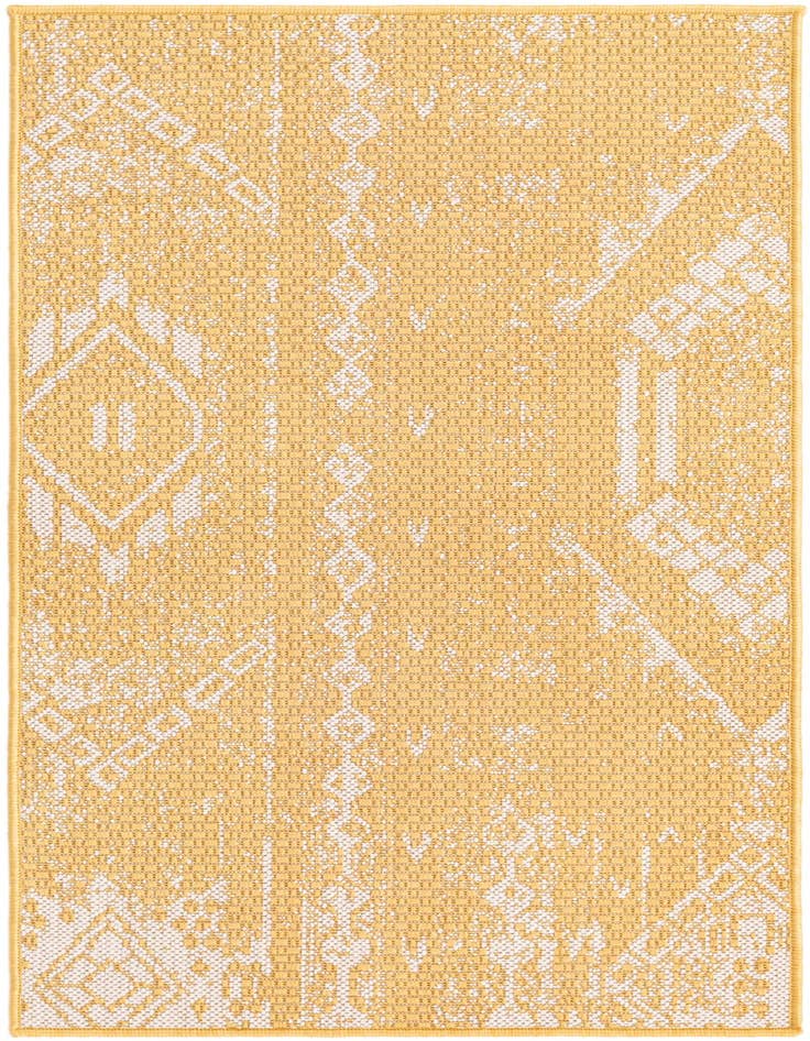 Detail image of 2' x 4' Easy-Clean Bohemian Indoor / Outdoor Runner Rug
