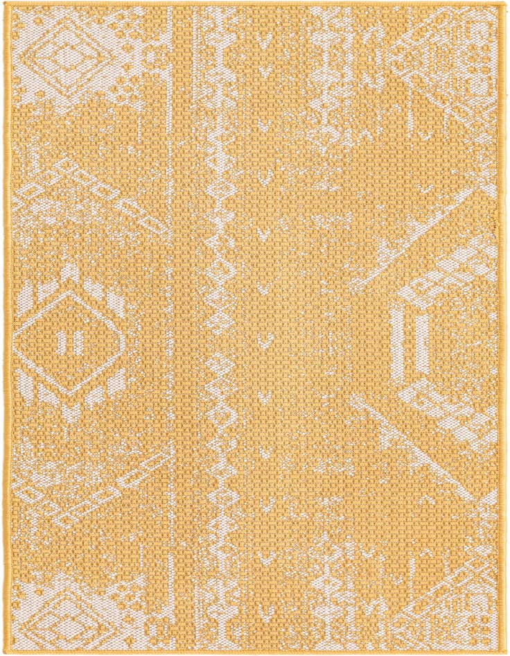 Detail image of 2' x 5' 3 Easy-Clean Bohemian Indoor / Outdoor Runner Rug