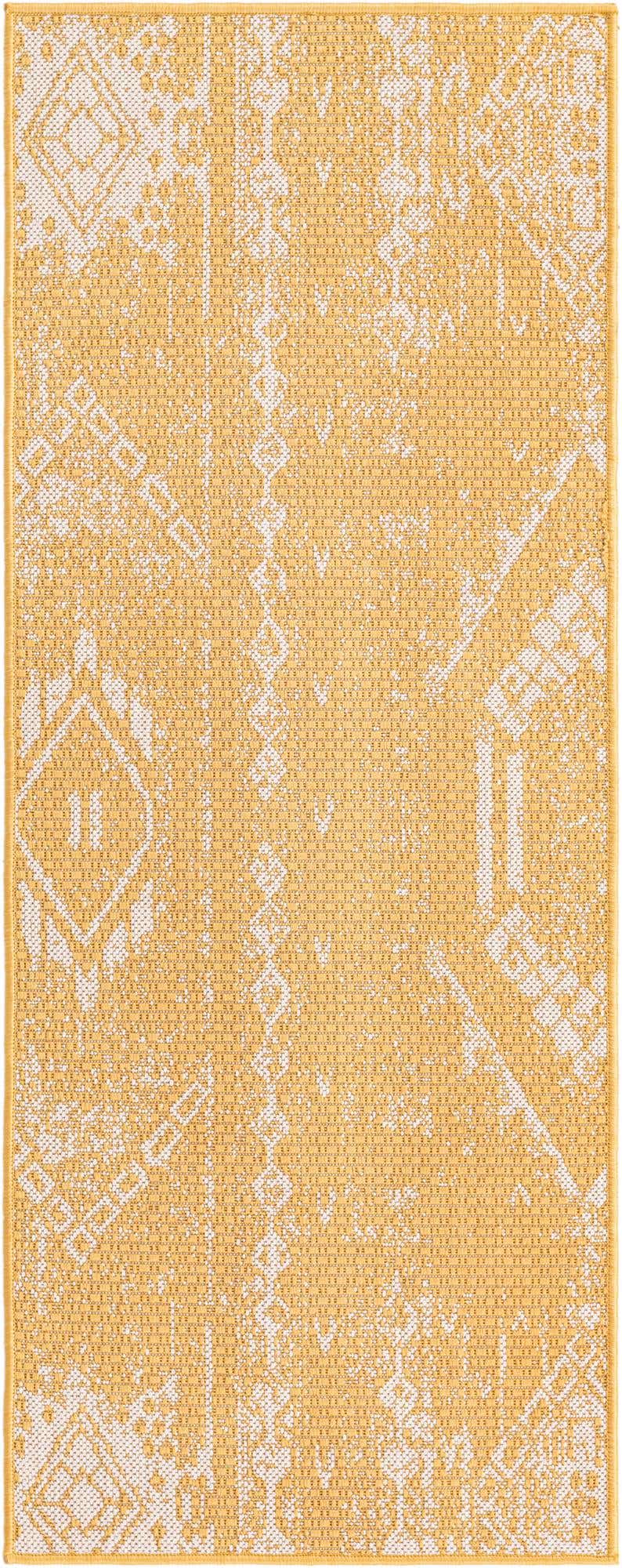 2' x 5' 3 Easy-Clean Bohemian Indoor / Outdoor Runner Rug