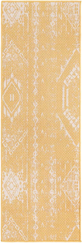 Detail image of 2' x 6' Easy-Clean Bohemian Indoor / Outdoor Runner Rug