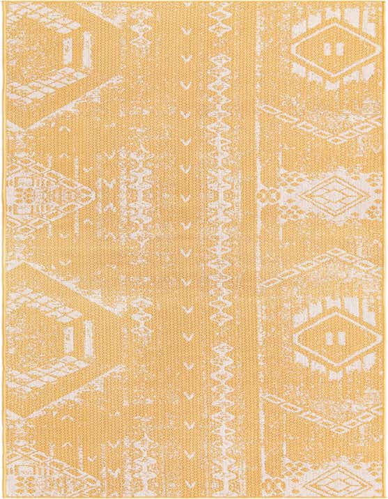 2' 7 x 12' Easy-Clean Bohemian Indoor / Outdoor Runner Rug