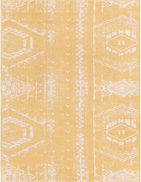 Detail image of 3' 3 x 14' Easy-Clean Bohemian Indoor / Outdoor Runner Rug