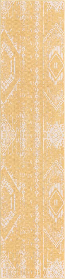 Detail image of 3' 3 x 14' Easy-Clean Bohemian Indoor / Outdoor Runner Rug