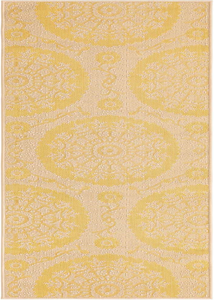 2' 2 x 6' Easy-Clean Botanical Indoor / Outdoor Runner Rug