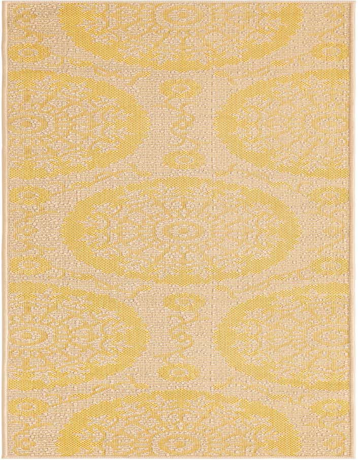 2' 2 x 6' Easy-Clean Botanical Indoor / Outdoor Runner Rug
