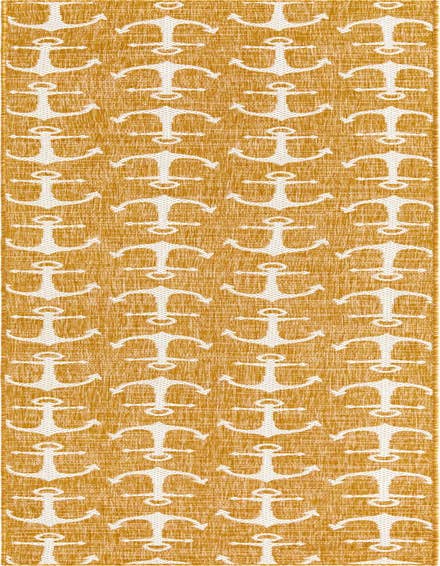 Detail image of 2' 7 x 12' Easy-Clean Coastal Indoor / Outdoor Runner Rug