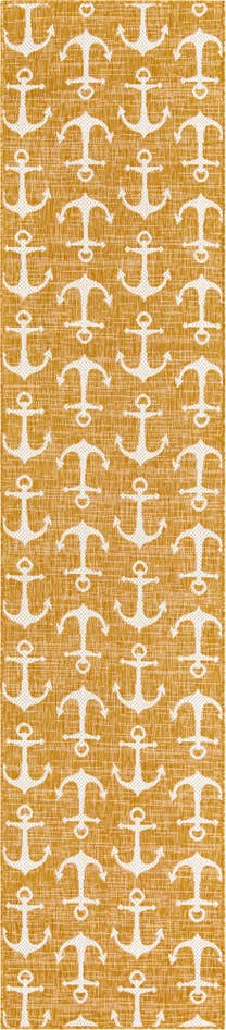 Detail image of 2' 7 x 12' Easy-Clean Coastal Indoor / Outdoor Runner Rug