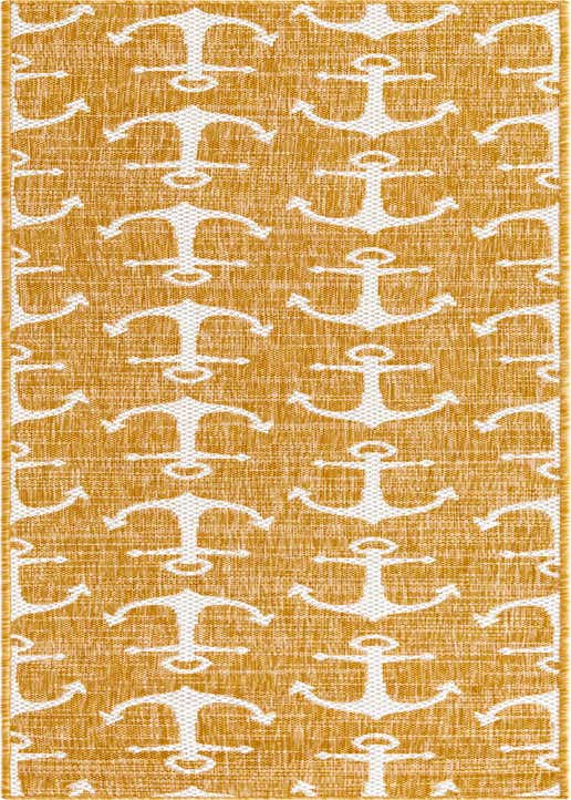 2' x 8' Easy-Clean Coastal Indoor / Outdoor Runner Rug