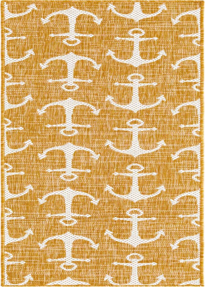 2' x 6' Easy-Clean Coastal Indoor / Outdoor Runner Rug