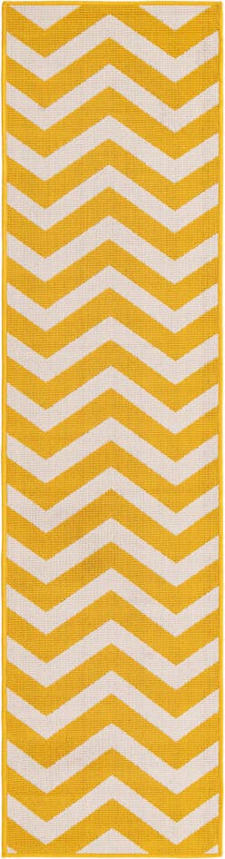 Detail image of 2' x 8' Easy-Clean Coastal Indoor / Outdoor Runner Rug