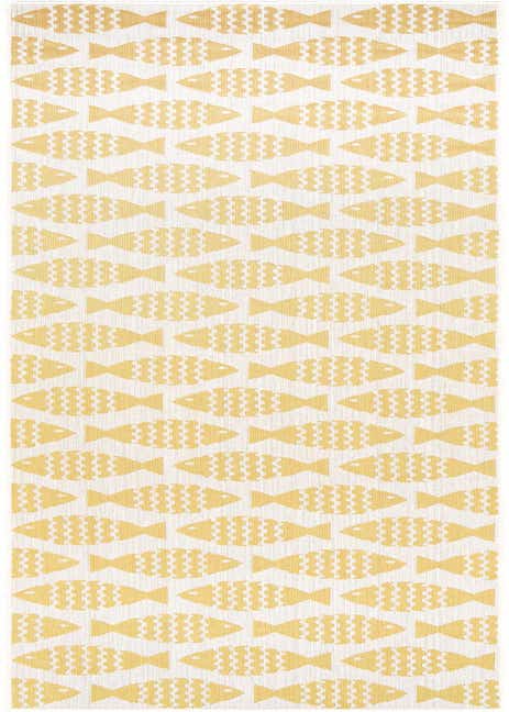 2' 7 x 12' Easy-Clean Coastal Indoor / Outdoor Runner Rug