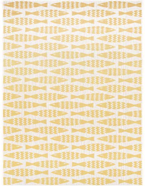 2' 7 x 12' Easy-Clean Coastal Indoor / Outdoor Runner Rug