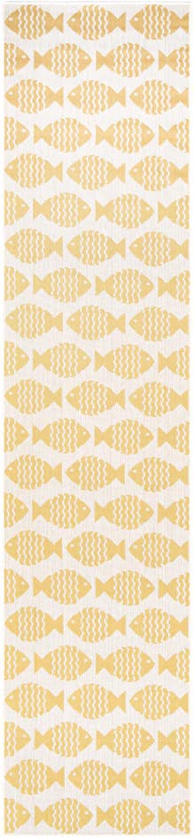 Detail image of 2' 7 x 12' Easy-Clean Coastal Indoor / Outdoor Runner Rug