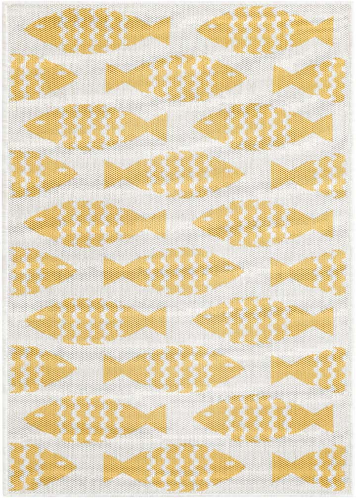 2' x 5' 3 Easy-Clean Coastal Indoor / Outdoor Runner Rug