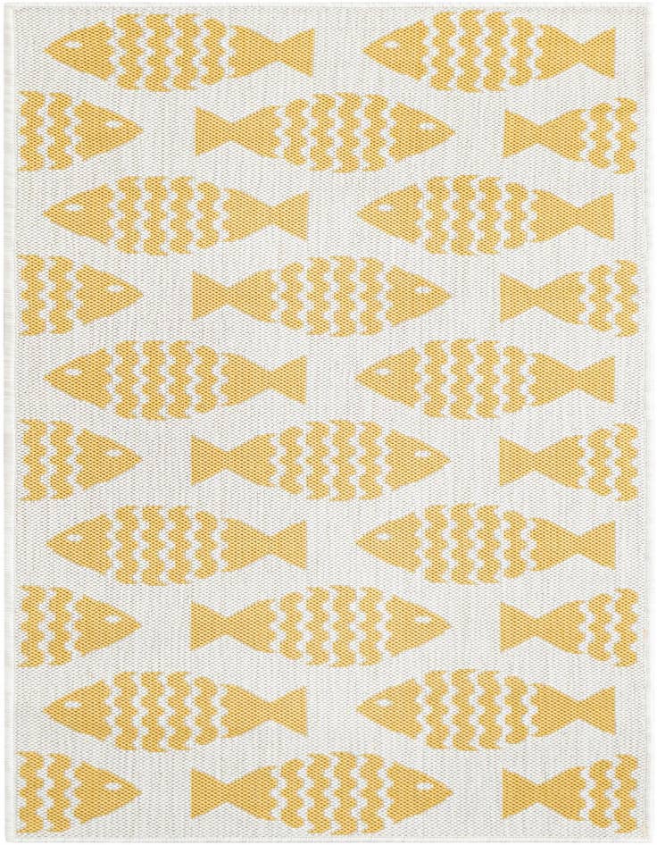 Detail image of 2' x 5' 3 Easy-Clean Coastal Indoor / Outdoor Runner Rug
