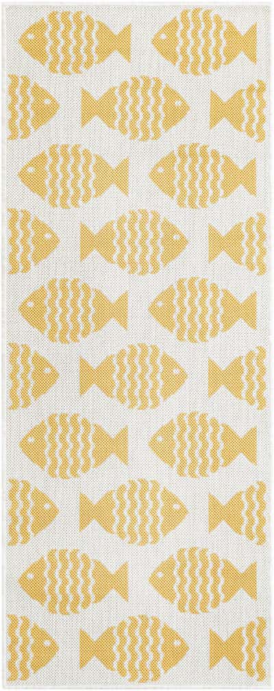 2' x 5' 3 Easy-Clean Coastal Indoor / Outdoor Runner Rug