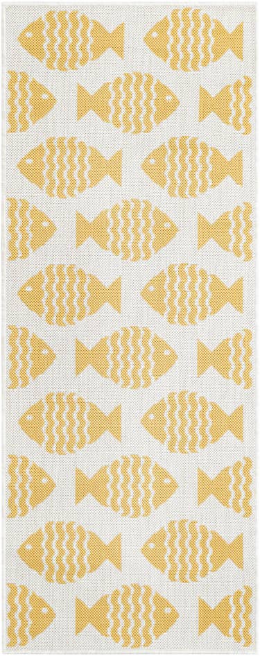 Detail image of 2' x 5' 3 Easy-Clean Coastal Indoor / Outdoor Runner Rug