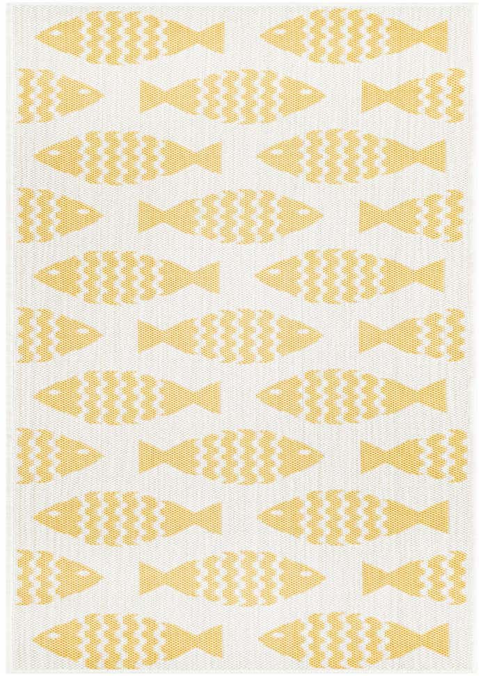 2' x 6' 1 Easy-Clean Coastal Indoor / Outdoor Runner Rug