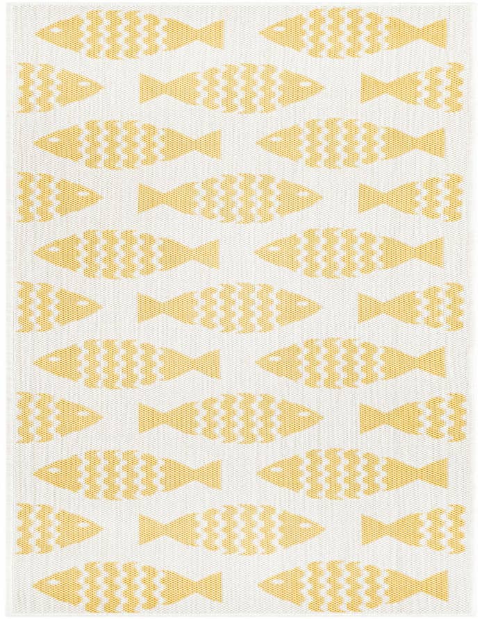 Detail image of 2' x 6' 1 Easy-Clean Coastal Indoor / Outdoor Runner Rug