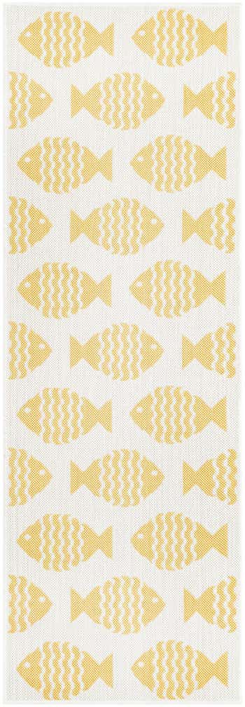 2' x 6' 1 Easy-Clean Coastal Indoor / Outdoor Runner Rug