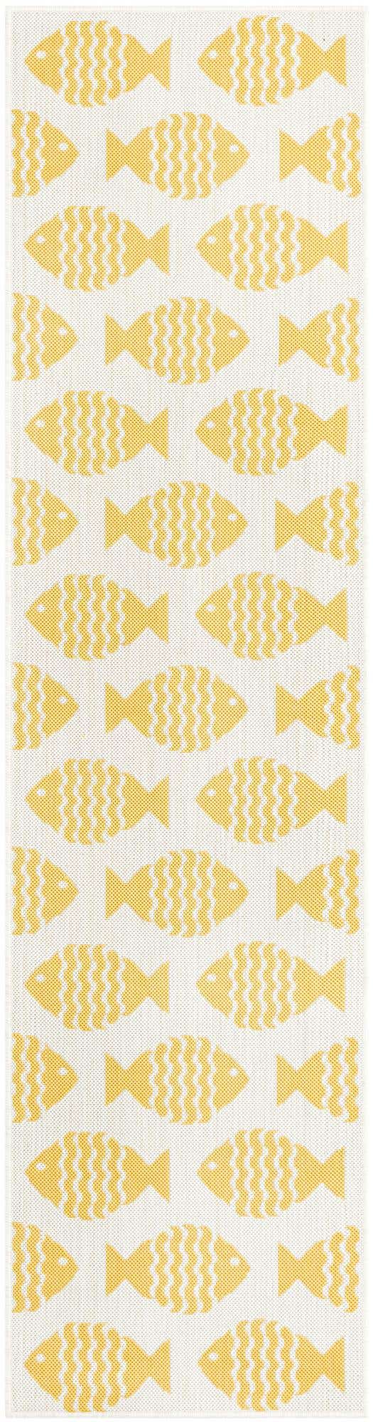 2' x 8' Easy-Clean Coastal Indoor / Outdoor Runner Rug