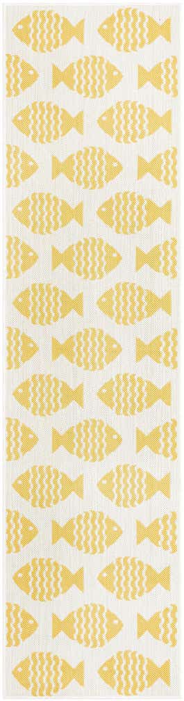 2' x 8' Easy-Clean Coastal Indoor / Outdoor Runner Rug