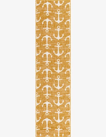 2' x 8' Easy-Clean Coastal Indoor / Outdoor Runner Rug