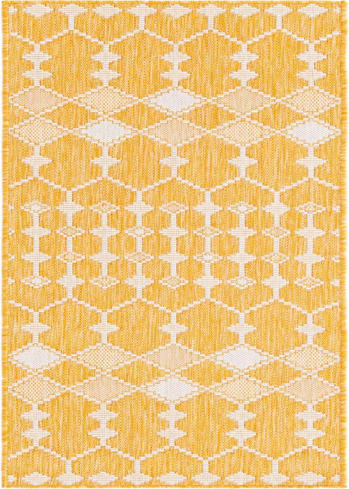 2' x 6' Easy-Clean Lattice Indoor / Outdoor Runner Rug