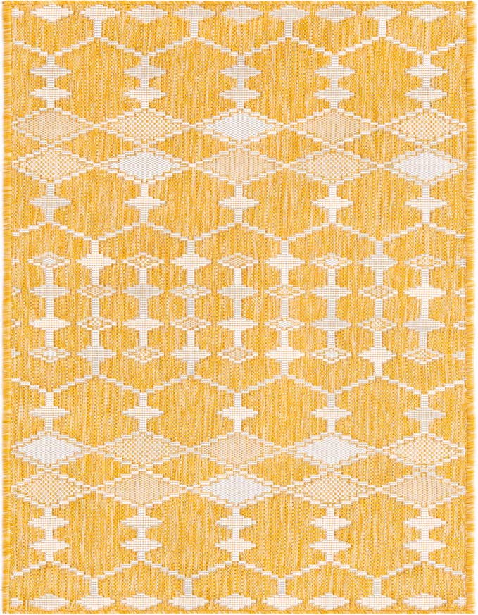 Detail image of 2' x 6' Easy-Clean Lattice Indoor / Outdoor Runner Rug