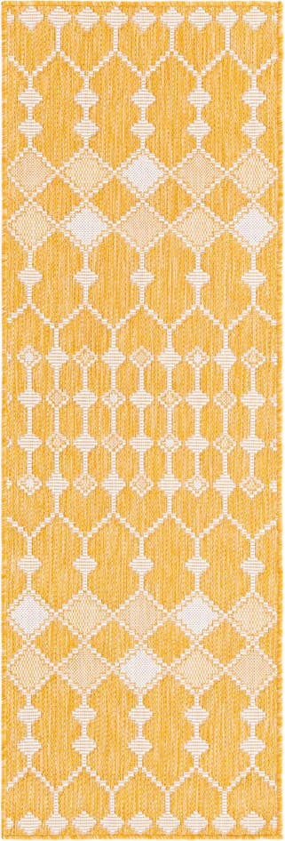 Detail image of 2' x 6' Easy-Clean Lattice Indoor / Outdoor Runner Rug