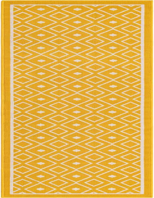 2' x 8' Easy-Clean Lattice Indoor / Outdoor Runner Rug
