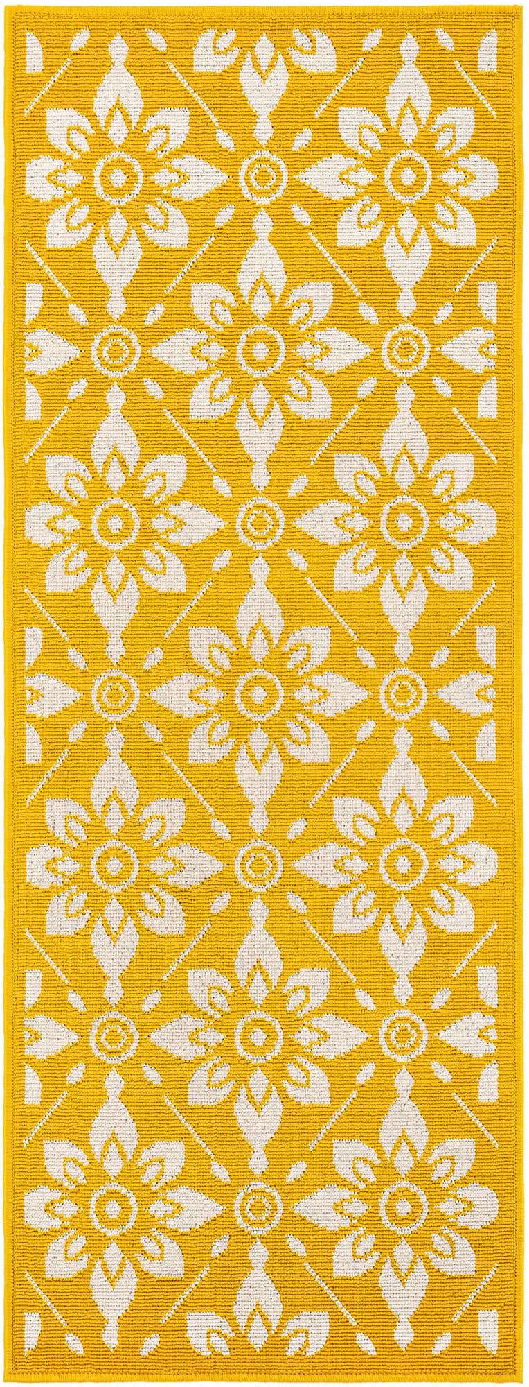 2' x 5' Easy-Clean Lattice Indoor / Outdoor Runner Rug