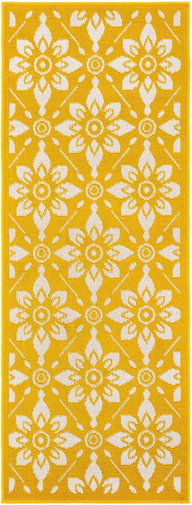 2' x 5' Easy-Clean Lattice Indoor / Outdoor Runner Rug