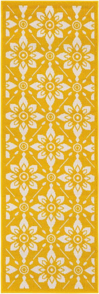 2' x 6' Easy-Clean Lattice Indoor / Outdoor Runner Rug