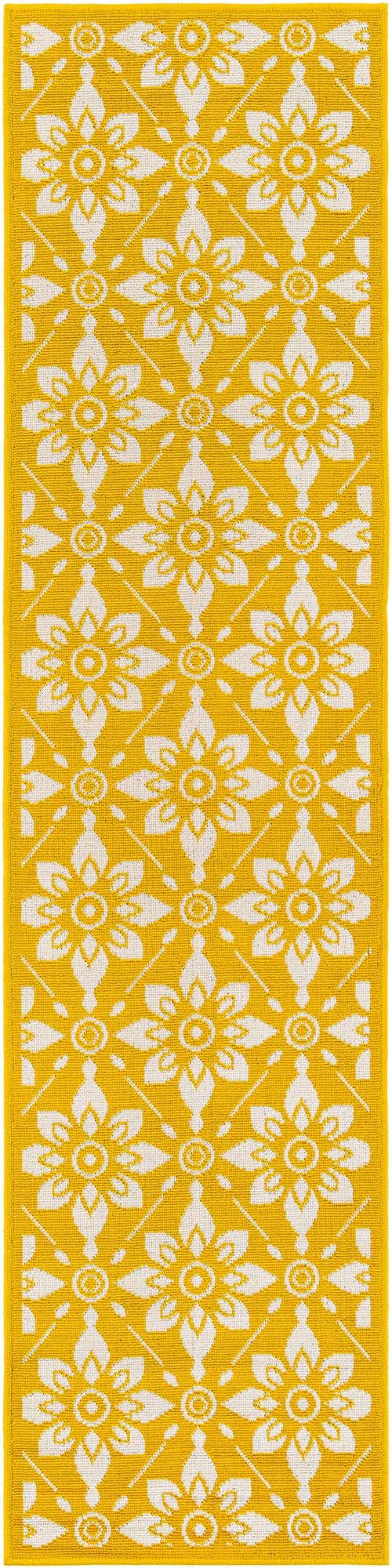 2' x 8' Easy-Clean Lattice Indoor / Outdoor Runner Rug