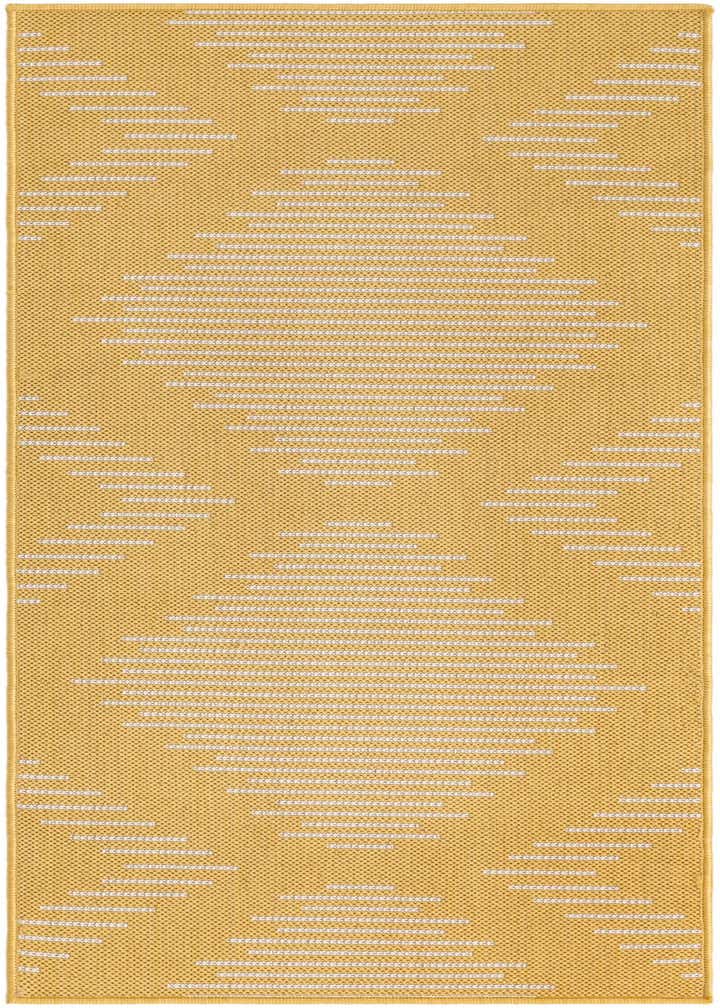 2' x 5' 3 Easy-Clean Modern Indoor / Outdoor Runner Rug