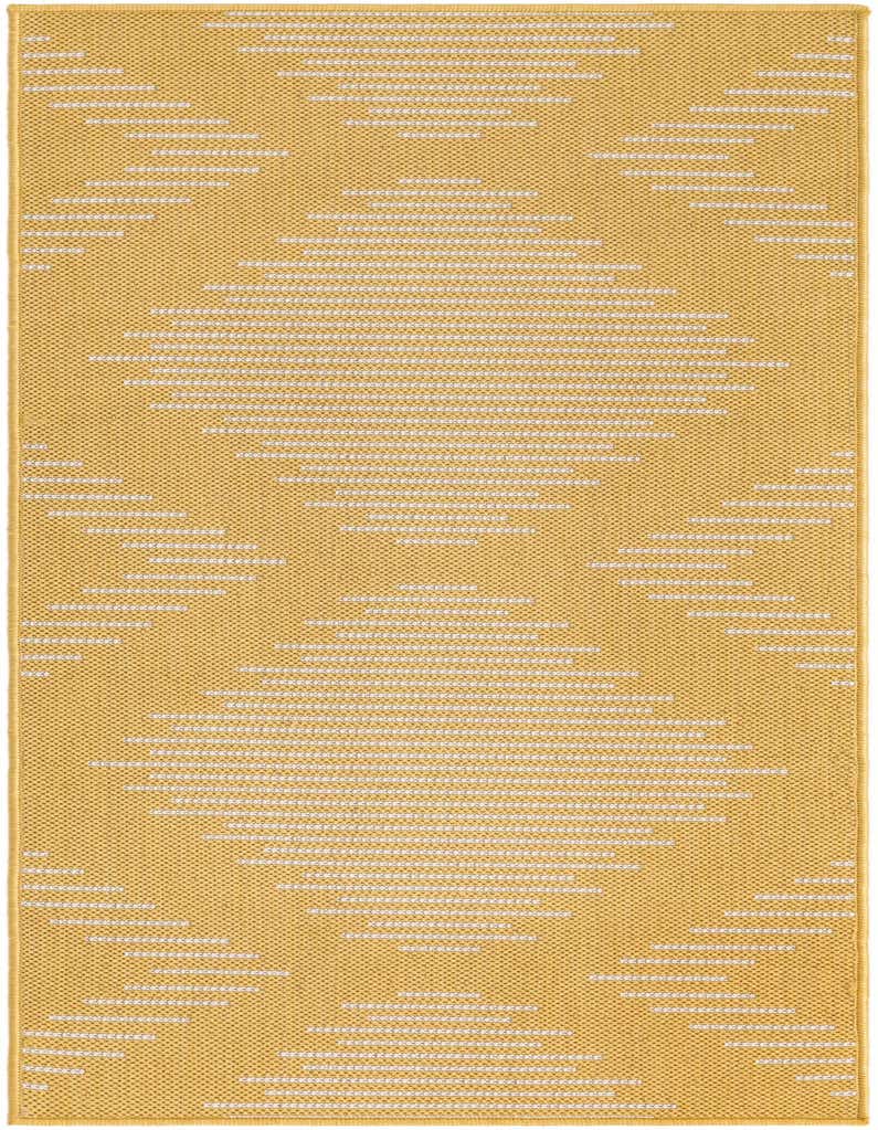 2' x 5' 3 Easy-Clean Modern Indoor / Outdoor Runner Rug